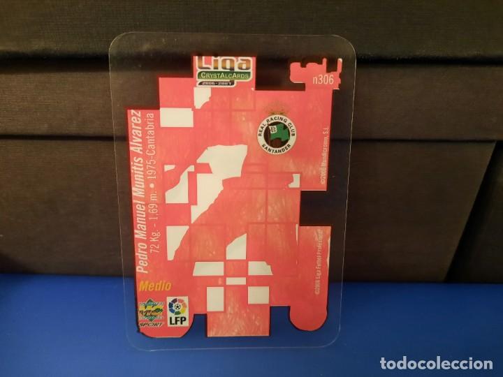 Coleccionismo cromos antiguos: Cromo crystalcards Munitis - Foto 2