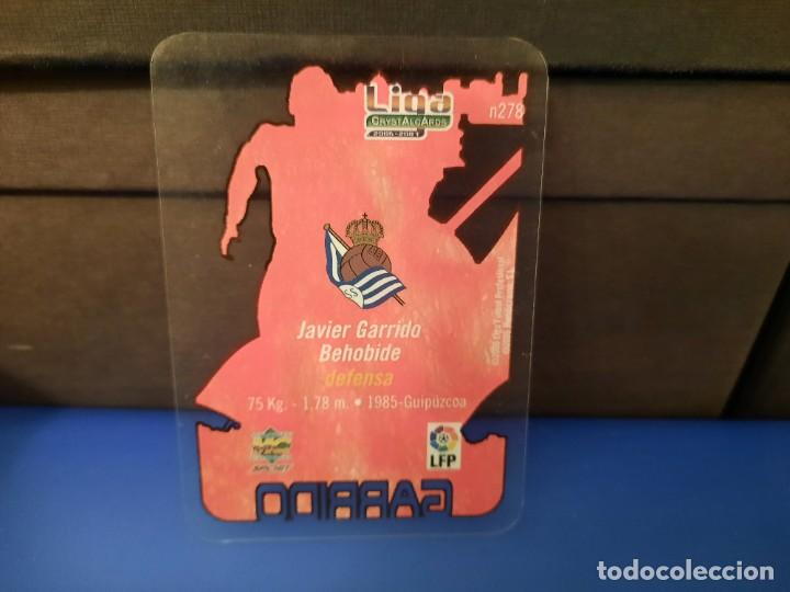Coleccionismo cromos antiguos: Cromo crystalcards Garrido - Foto 2