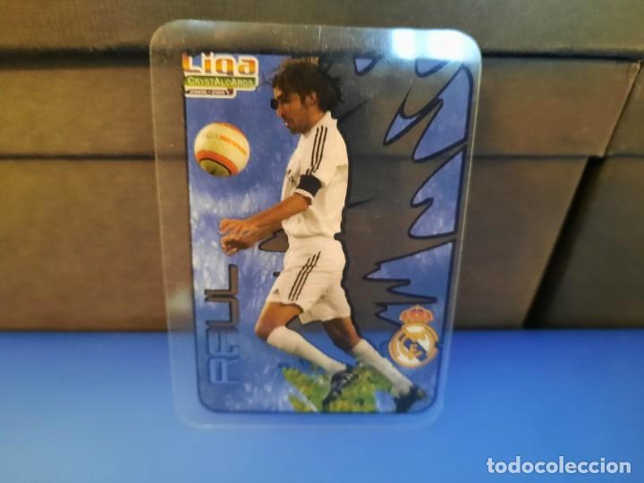 Coleccionismo cromos antiguos: Cromo crystalcards Ra&uacute;l - Foto 1