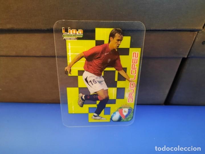 Coleccionismo cromos antiguos: Cromo crystalcards David Lopez - Foto 1