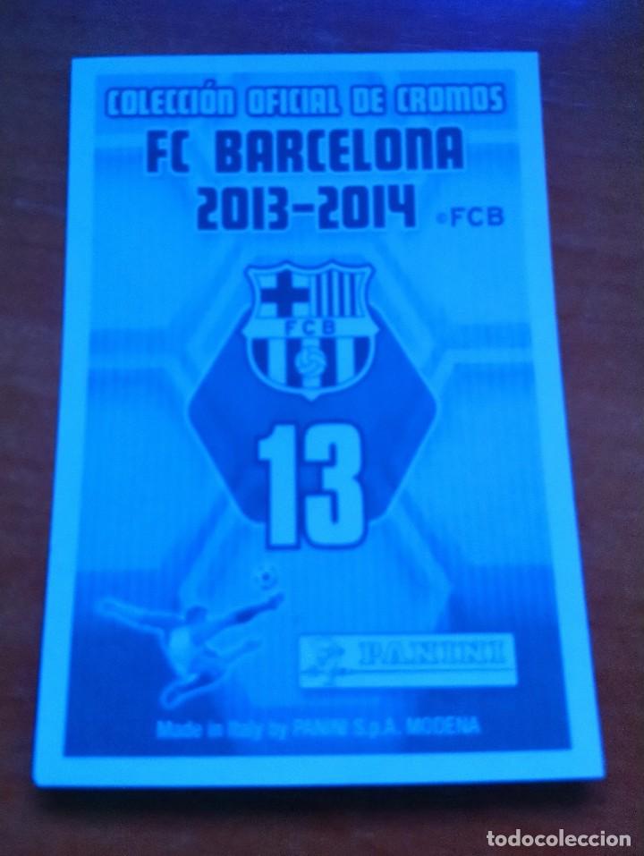 Coleccionismo cromos antiguos: messi 2013 14, barcelona - Foto 2