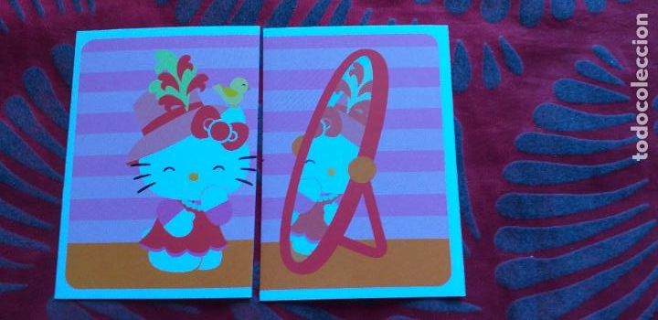 Coleccionismo Cromos antiguos: HELLO KITTY-V8-PANINI-1976-2012.