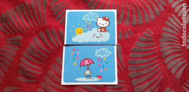 Coleccionismo Cromos antiguos: HELLO KITTY-V8-PANINI-1976-2012.