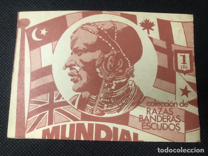 Colecionismo Cromos antigos: SOBRE SIN CROMOS MUNDIAL RAZAS BANDERAS Y ESCUDOS EDITORIAL ESTE