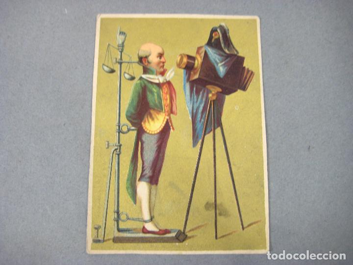 Coleccionismo Cromos antiguos: ANTIGUO CROMO ALEG&Oacute;RICO DE MIITAR O POL&Iacute;TICO FRANC&Eacute;S DETENIDO O PRESO. JUSTICIA. C&Aacute;MARA FOTOGR&Aacute;FICA