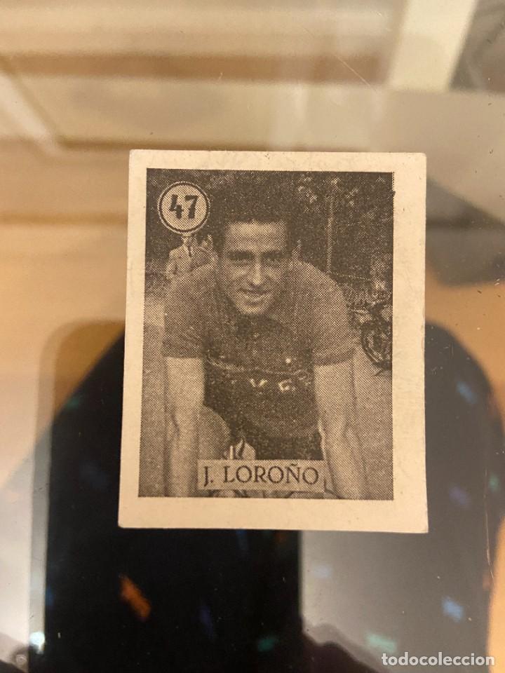 Coleccionismo Cromos antiguos: loro&ntilde;o ciclismo n&ordm; 47 no pegado nuevo hoja 37