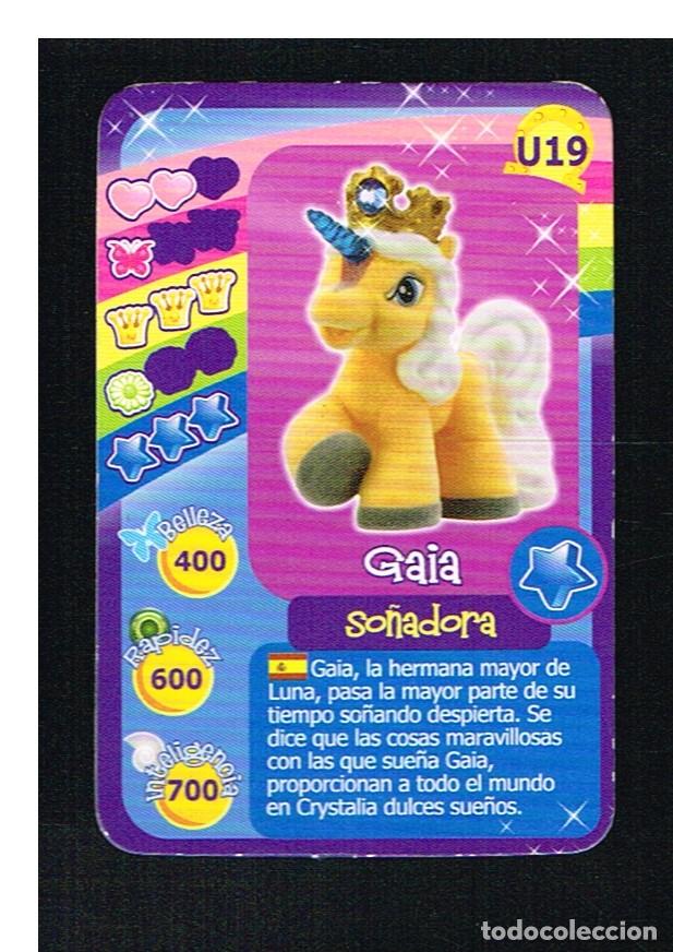 Coleccionismo cromos antiguos: GAIA - SO&Ntilde;ADORA CROMO CARTA N&ordm; U19