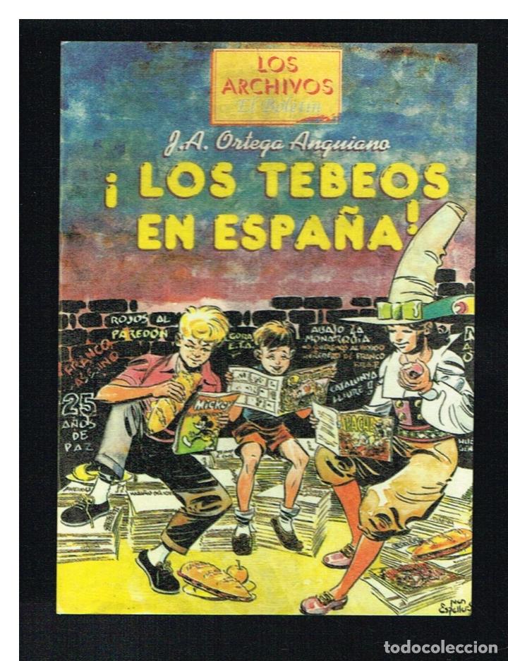 Coleccionismo cromos antiguos: CROMOS COLECCIONABLES EL BOLETIN N&ordm; 24 - LOS TEBEOS DE ESPA&Ntilde;A