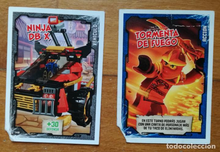 Coleccionismo cromos antiguos: Lote de 2 cromos Lego Ninjago - Foto 1