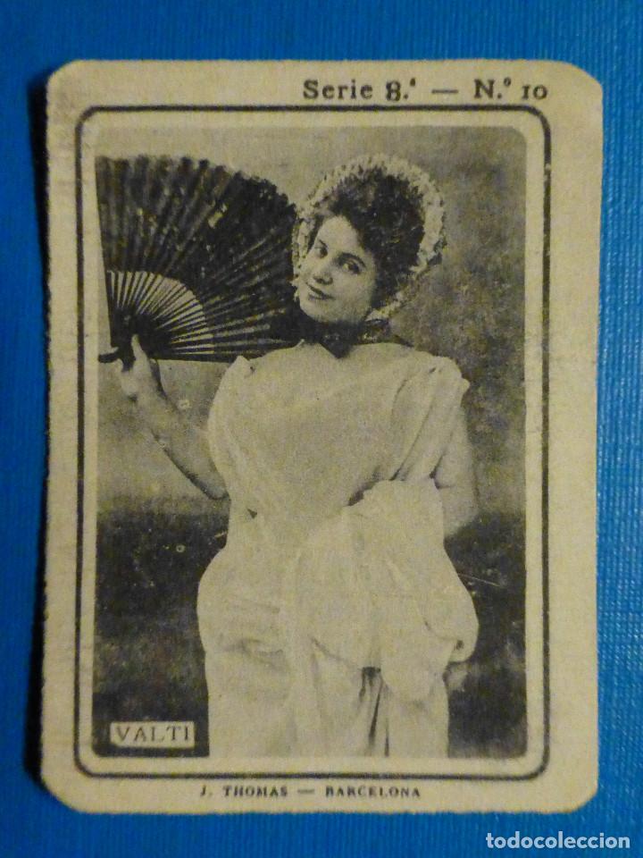 Collectionnisme Cartes &agrave; collectionner anciennes: CROMO FOTOTIPIA CAJAS DE CERILLAS N&ordm; 10 - SERIE 8 - Mujeres artistas - Valti