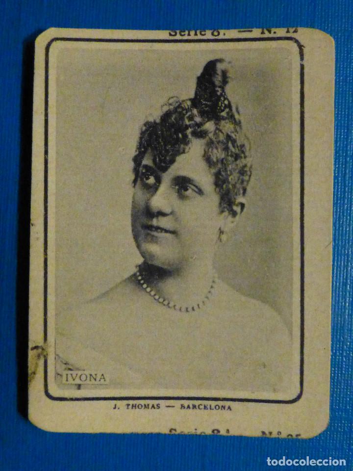 Sammeln alte Sammelbilder: CROMO FOTOTIPIA CAJAS DE CERILLAS N&ordm; 12 - SERIE 8 - Mujeres artistas - Ivona