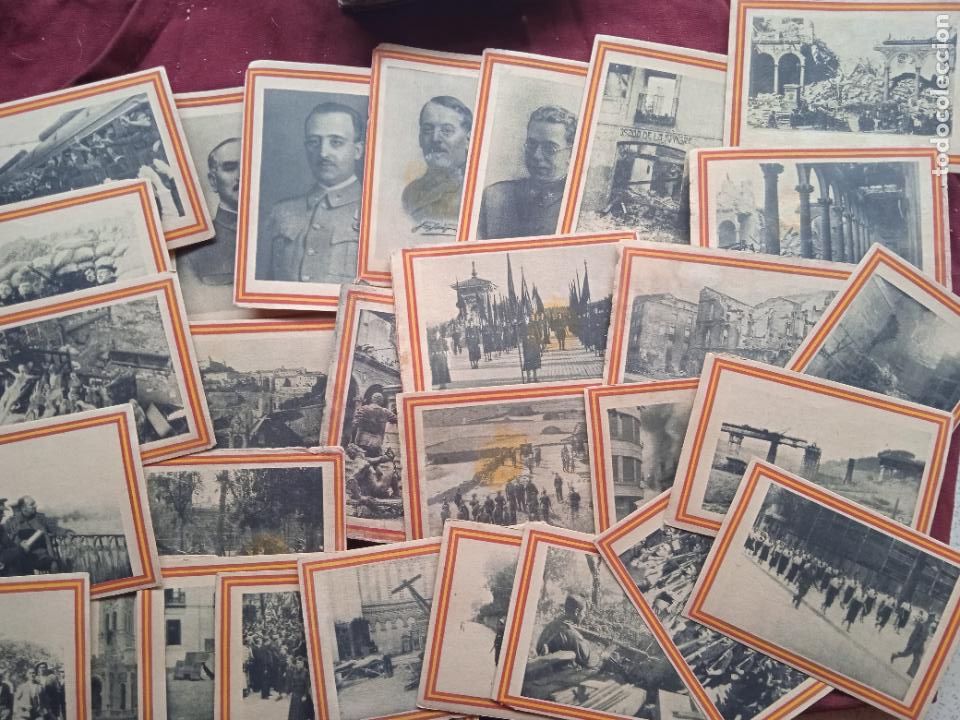 Coleccionismo Cromos antiguos: LA GUERRA EN ESPA&Ntilde;A.COLECCION CASI COMPLETA(29 CROMOS DE 32).GUERRA CIVIL.CEREGUMIL.SERIE 1&ordf;