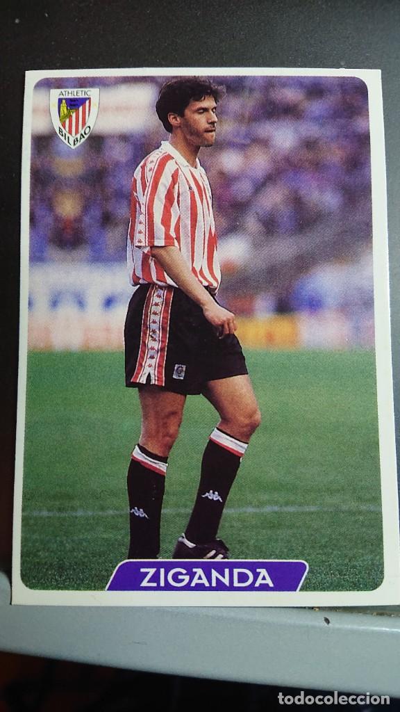 Colecionismo Cromos antigos: LAS FICHAS DE LA LIGA 95 96 ZIGANDA 142 ATHLETIC CLUB DE BILBAO CROMO LIGA 1995 1996 MUNDICROMO