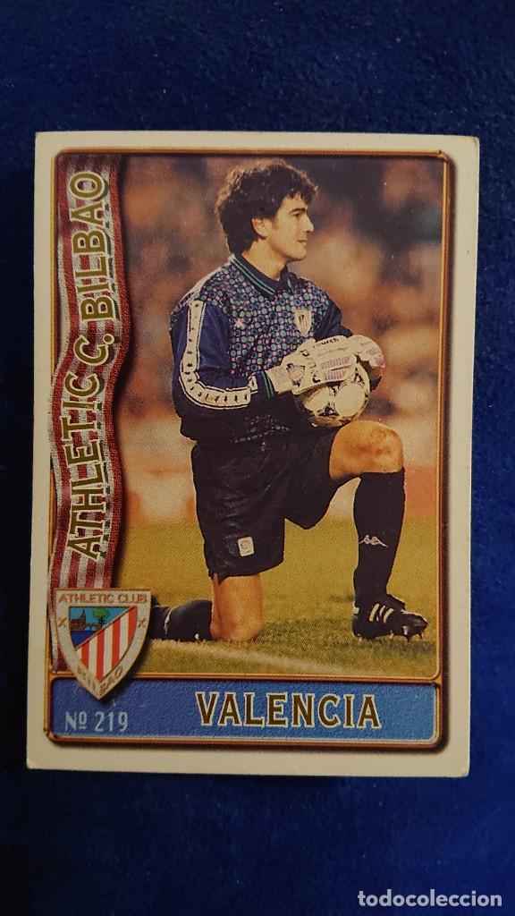 Colecionismo Cromos antigos: LAS FICHAS DE LA LIGA 96 97 VALENCIA 219 ATHLETIC DE BILBAO CROMO LIGA 1996 1997 MUNDICROMO