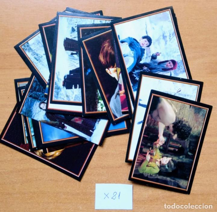 Collezionismo Figurine antiche: LOTE DE 21 CROMOS DIFERENTES DE NARNIA - EL LEON, LA BRUJA Y EL ARMARIO - 2006 PANINI