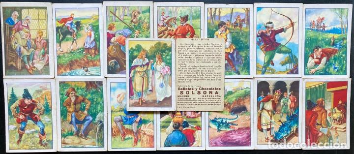 Coleccionismo cromos antiguos: 14 cromos Galletas y Chocolates Solsona &ldquo;Bella Leonor&rdquo; - Foto 2