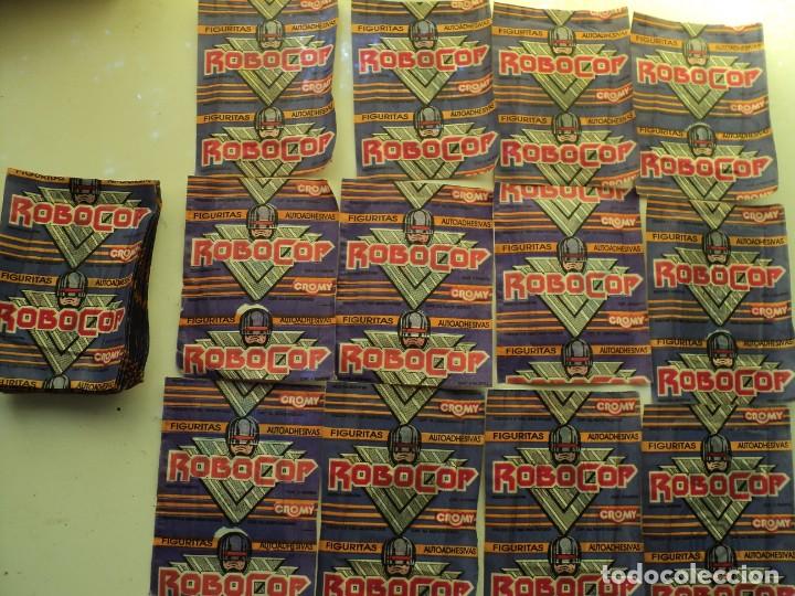 Coleccionismo Cromos antiguos: lote 25 sobres cerradosx 4 cromos &aacute;lbum Robocop 1990 de cromy Argentina nuevos