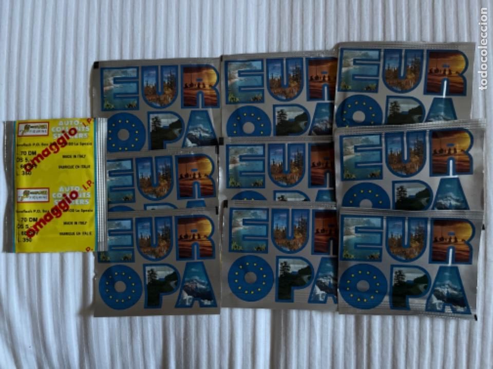 Coleccionismo cromos antiguos: 10 SOBRES SIN ABRIR EUROPA - Foto 1