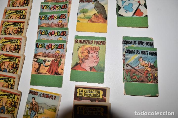 Coleccionismo cromos antiguos: lote de 38 minicuentos - Foto 2