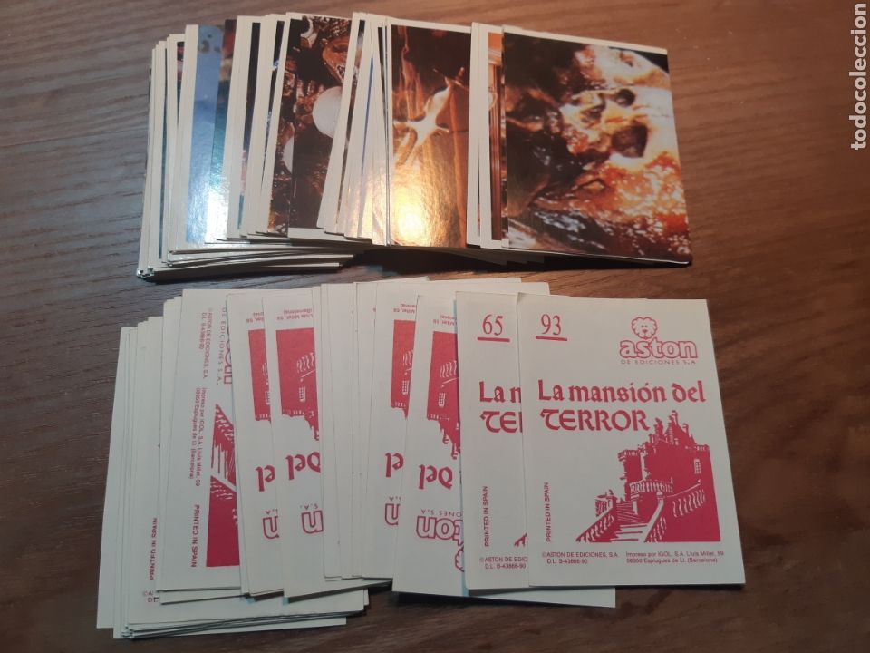 Coleccionismo Cromos antiguos: LOTE 6 CROMOS DE LA MANSION DEL TERROR DE ASTON . DISTINTOS Y NUEVOS
