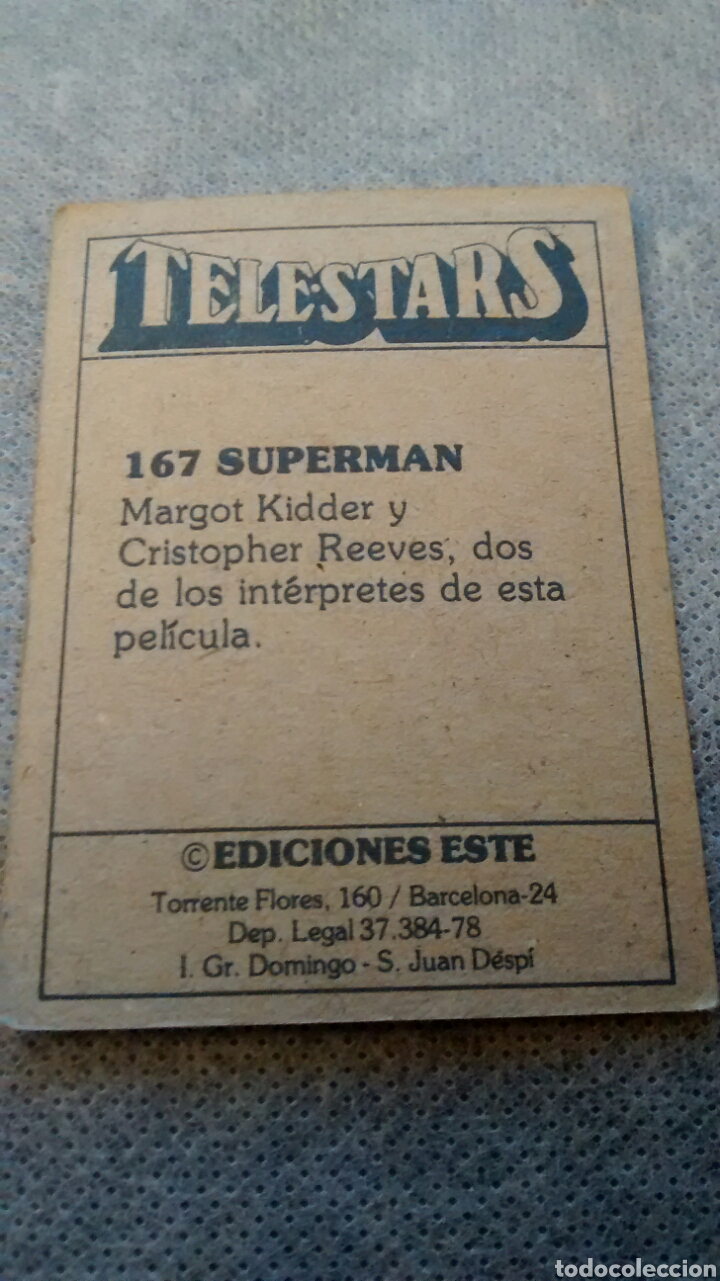 Coleccionismo cromos antiguos: TELESTARS, EDICIONES ESTE, 1978, CROMO N&ordm; 167 - Foto 2