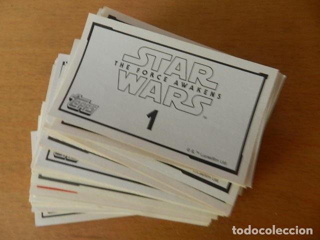 Coleccionismo Cromos antiguos: CROMO &Aacute;LBUM STAR WARS EL DESPERTAR DE LA FUERZA EP 7 TOPPS DISNEY ver listado Stickers