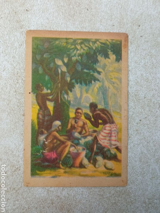 Coleccionismo cromos antiguos: HISTORIA DEL CACAO Y DEL CHOCOLATE - Foto 1