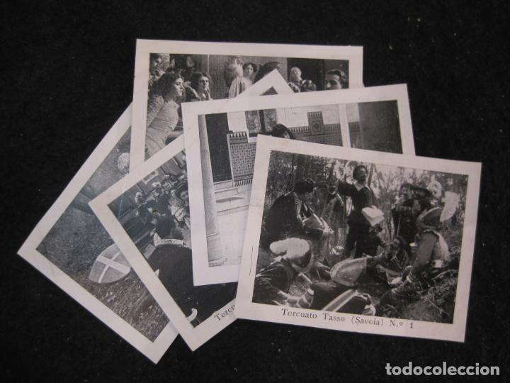 Coleccionismo cromos antiguos: TORCUATO TASSO-SAVOIA-COLECCION COMPLETA DE 6 CROMOS DE CINE-VER FOTOS-(90.851-9)