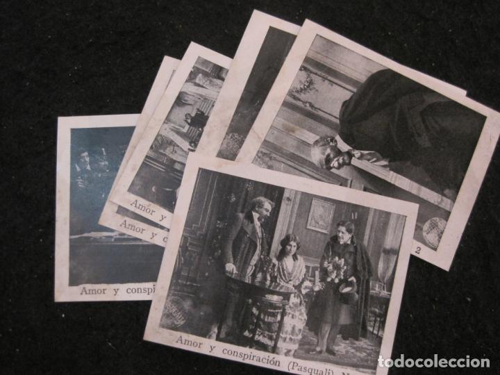Coleccionismo cromos antiguos: AMOR Y CONSPIRACION-PASQUALI-COLECCION COMPLETA DE 6 CROMOS DE CINE-VER FOTOS-(90.851-13)