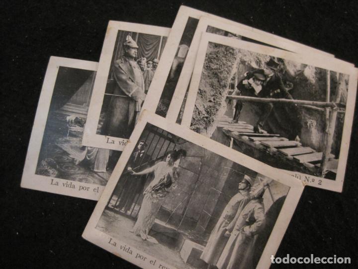 Coleccionismo cromos antiguos: LA VIDA POR EL REY-PASQUALI-COLECCION COMPLETA DE 6 CROMOS DE CINE-VER FOTOS-(90.851-14)