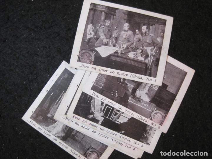 Coleccionismo cromos antiguos: PERO MI AMOR NO MUERE...-GLORIA-COLECCION COMPLETA DE 6 CROMOS DE CINE-VER FOTOS-(90.851-18)