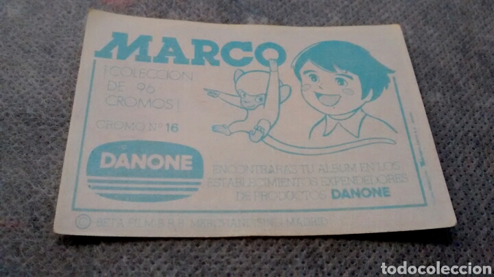 Coleccionismo cromos antiguos: MARCO. DANONE. N&ordm; 16 (A2) - Foto 2