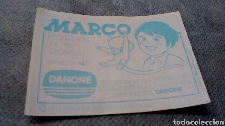 Coleccionismo cromos antiguos: MARCO. DANONE. N&ordm; 14 - Foto 2