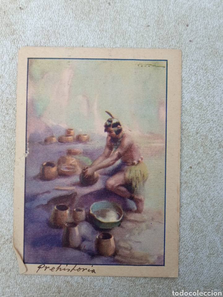 Coleccionismo cromos antiguos: HISTORIA DEL PROGRESO HUMANO - Foto 1