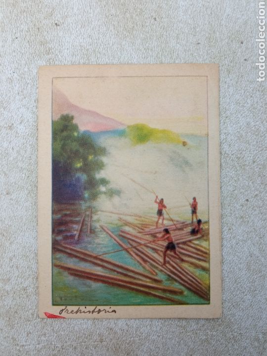 Coleccionismo cromos antiguos: HISTORIA DEL PROGRESO HUMANO - Foto 1