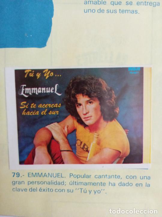Coleccionismo cromos antiguos: show de estrellas editorial maga 79 emmanuel - Foto 1