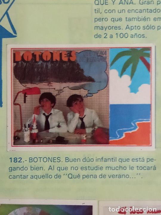 Coleccionismo cromos antiguos: show de estrellas editorial maga 182 botones - Foto 1