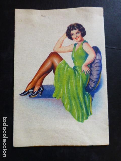 Collectionnisme Cartes &agrave; collectionner anciennes: MUJER MEDIAS CROMO A&Ntilde;OS 20 30