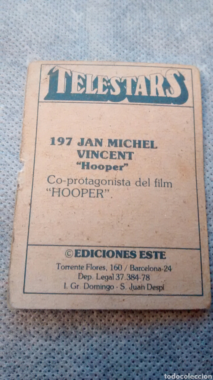 Coleccionismo cromos antiguos: TELESTARS, EDICIONES ESTE, 1978, CROMO N&ordm; 197 - Foto 2