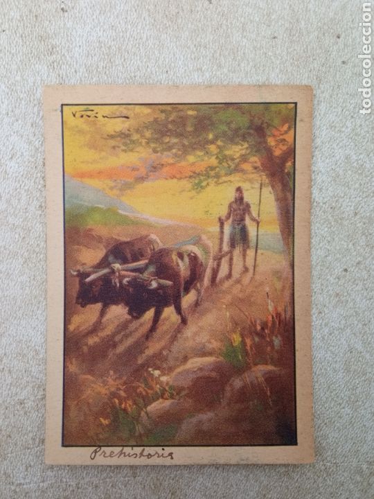 Coleccionismo cromos antiguos: HISTORIA DEL PROGRESO HUMANO - Foto 1