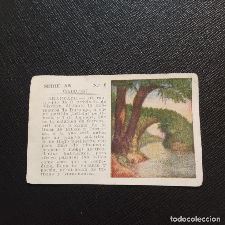 Sammeln alte Sammelbilder: ARANZAZU PAISAJES ALBUM UNIVERSAL CROMO EDICCIONES ESPA&Ntilde;A 1943 - SIN PEGAR - CC2 - 6