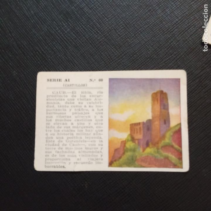 Sammeln alte Sammelbilder: CAUB CASTILLOS ALBUM UNIVERSAL CROMO EDICCIONES ESPA&Ntilde;A 1943 - SIN PEGAR - CC2 - 60