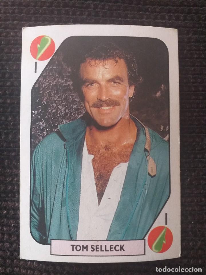 Coleccionismo cromos antiguos: CROMO TELE BANCO POP. TOM SELLECK. - Foto 1
