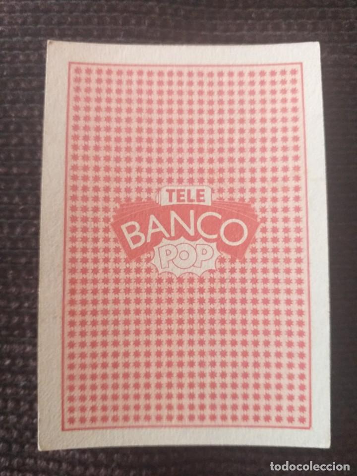 Coleccionismo cromos antiguos: CROMO TELE BANCO POP. TOM SELLECK. - Foto 2