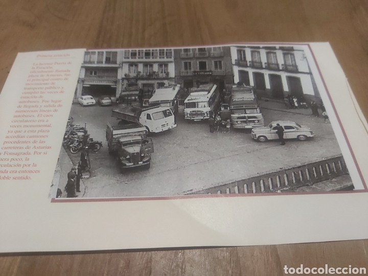 Colecionismo Cromos antigos: LUGO PUERTA ESTACI&Oacute;N PLAZA ASTURIAS LLEFASA AUTOBUSES CROMO RECORTE &Aacute;LBUM