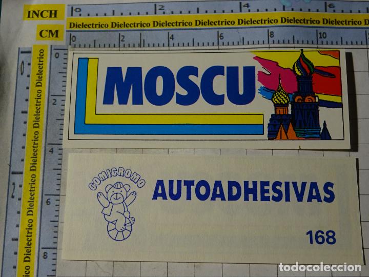 Coleccionismo cromos antiguos: CROMO PEGATINA A&Ntilde;O 1991. COMICROMO AUTOADHESIVAS. 168 MOSC&Uacute; RUSIA