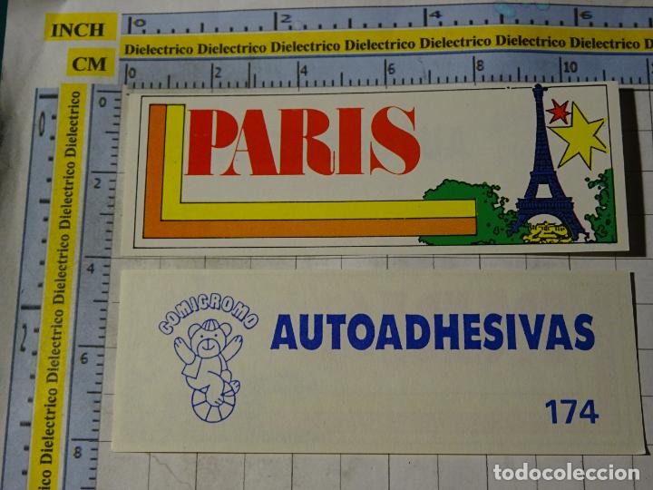 Collectable Antique Stickers: CROMO PEGATINA A&Ntilde;O 1991. COMICROMO AUTOADHESIVAS. 174 PARIS FRANCIA