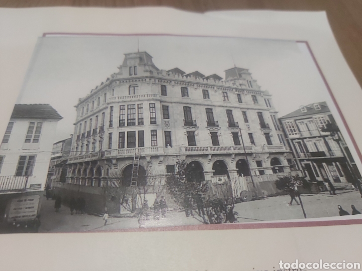 Colecionismo Cromos antigos: LUGO EDIFICIO MERCANTIL SEDE GOBIERNO CUVIL POSGUERRA CROMO RECORTE &Aacute;LBUM