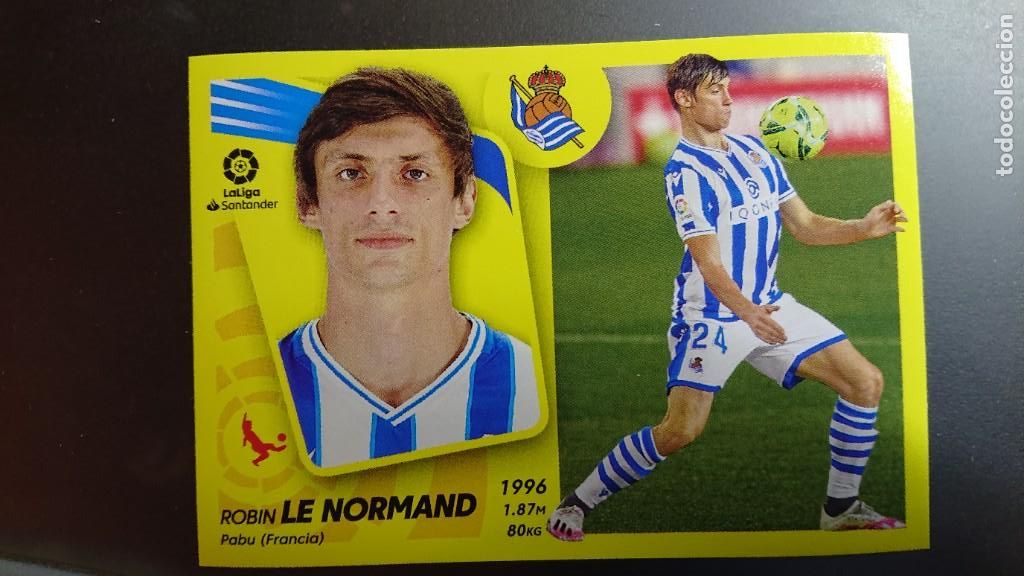 Coleccionismo Cromos antiguos: CROMO LE NORMAND 8 REAL SOCIEDAD LIGA 21 22 TEMP 2021 2022 ESTE PANINI NUNCA PEGADO