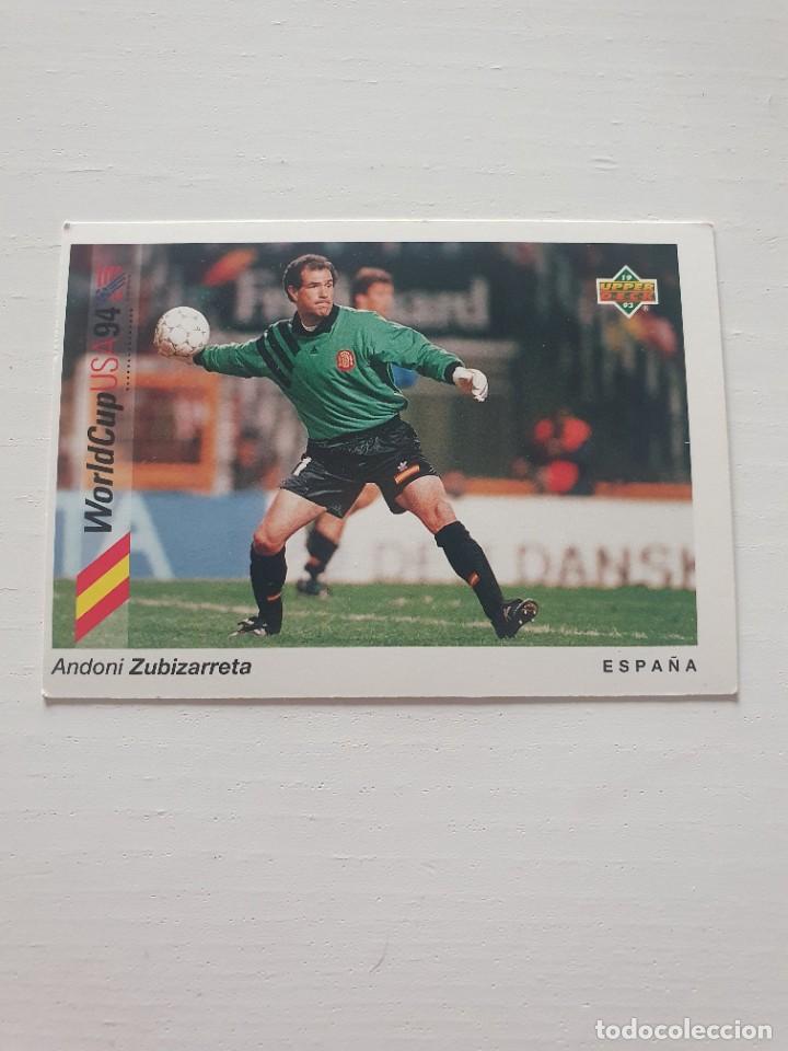 Coleccionismo cromos antiguos: N&ordm; 2 ZUBIZARRETA - UPPER DECK - WORLDCUP 94 - ESPA&Ntilde;A - Foto 1